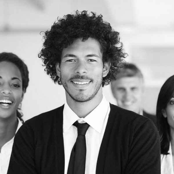 African American young business man