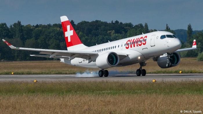 Bombardier CS100 Swiss